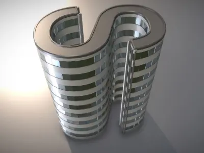 City Building Design S-1 Low-poly 3D model