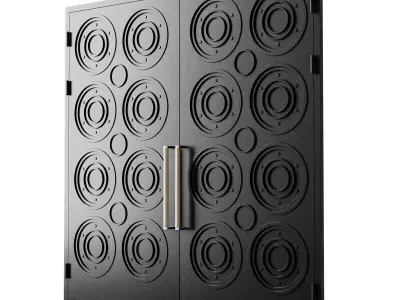 Gate black loft 019 3D model