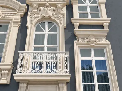 Windows in the style of modern classics 6 3D model 3D model