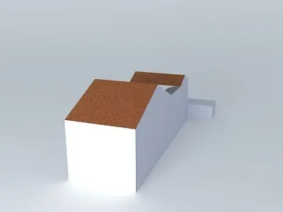 laurinha2 house with roof Free 3D model