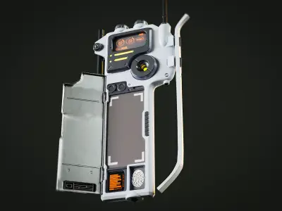 Portable Device Low-poly 3D model