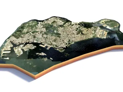 Singapore Full City 3D model