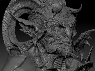 Draxian - Monster 3D print model