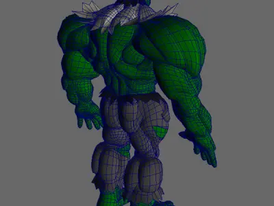 Incredible Hulk Toon 3D model