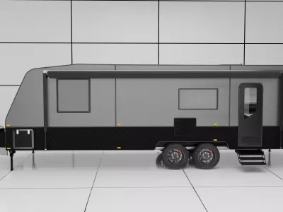 CARAVANS 226 RV Detailed 3D Model Quality Exterior  Interior  3D model