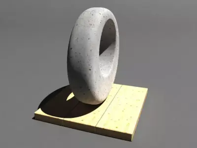 escultura serie01 Low-poly 3D model 2