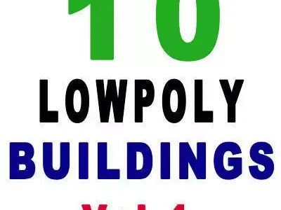 Fourth Collection of 10 Buildings  3D model