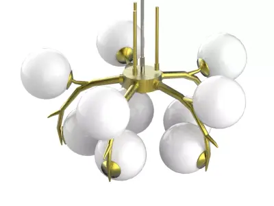 CEILING LIGHT CHANDELIER 3D model
