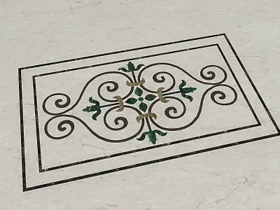 Marble Pattern Low-poly 3D model