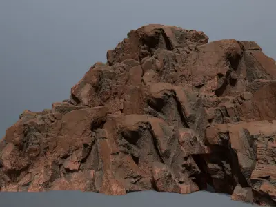 Mountain Low-poly 3D model shop