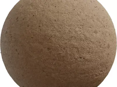 Dry Sandy Rough Ground PBR Texture Texture