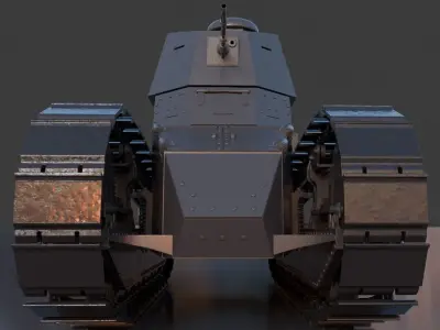 Renault ft17 3D model by dacianfalx