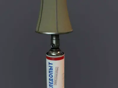 Gas Lamp Free low-poly 3D model