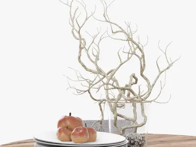 Cress Dining Table 3D model