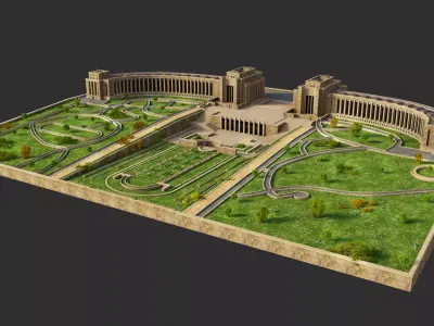 Palais de Chaillot 3D model
