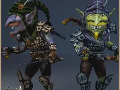 Goblin Bandit Light Version Low-poly 3D model