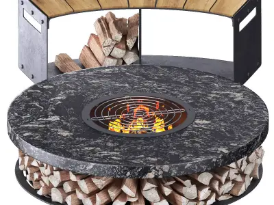 Fire pit 7 3D model