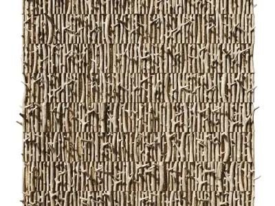 Branch decor n89e 3D model