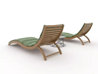 Sun Lounger 16 3D model