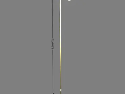 Street Furniture - Outdoor Lighting - Street Lamp III Low-poly 3D model