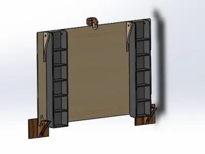 Table shelf sketch   Free 3D model