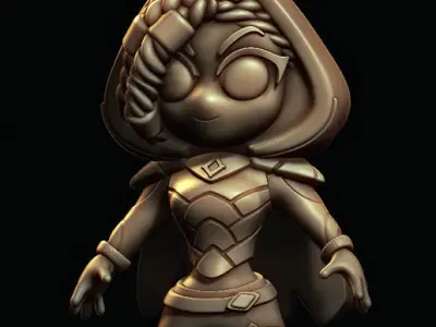 Senna  League of legends sentinels of light 3D print model