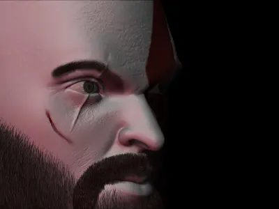 3D Character of KRATOS - GOD OF WAR 3D model