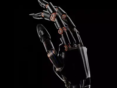Robotic Sci-Fi hand 3D model