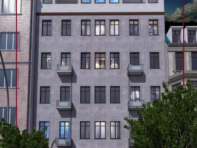 Berlin Street Building NO105 3D model