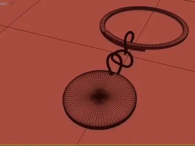 Key and Tag 3D model 3D model