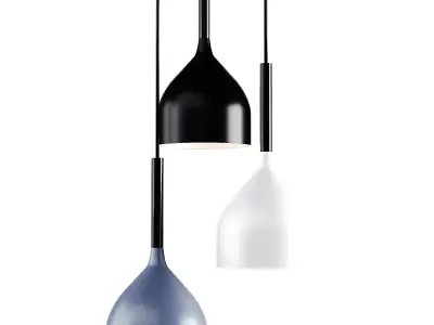 Hangerlamp Low-poly 3D model