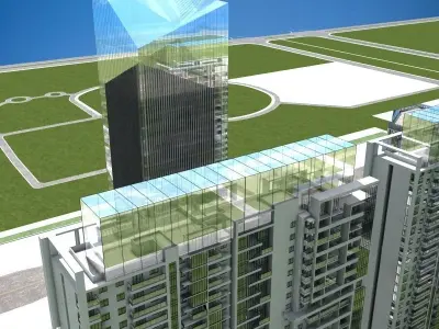 Cityscape 8 3D model