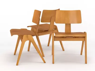 Hille Stak Chair 3D model