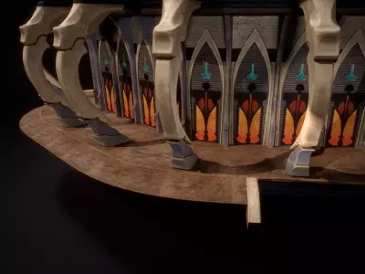 Building 3 Low-poly 3D model