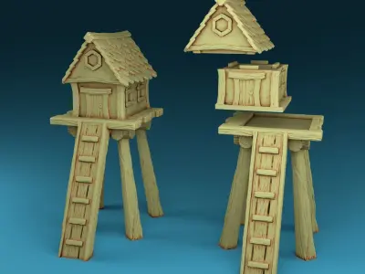 Tower Set 3D print model