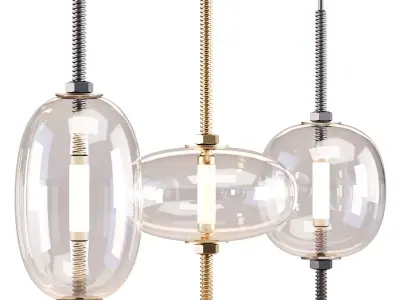 Brokis Lighting Under Pressure - Pendant Lamp 3D model