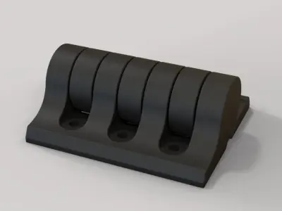 Plastic Hinge 3D print model
