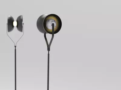 Black Hole COLLECTION FLOOR LAMP  Low-poly 3D model