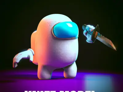 Among us - Impostor Pack Low-poly 3D model