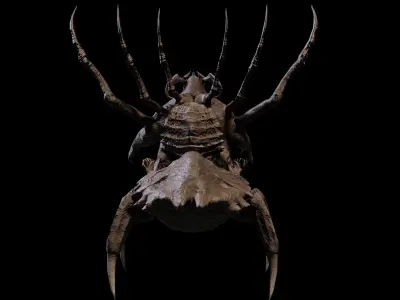 Creature Crawler Low-poly 3D model