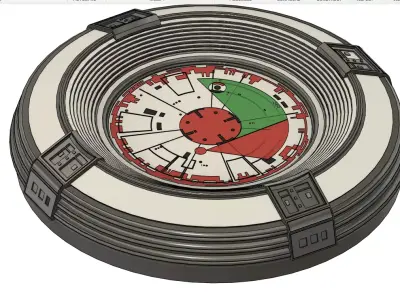 Rebel Moon Command station Star Wars  3D print model