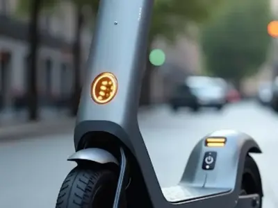 Sleek Urban E Scooter 3D model