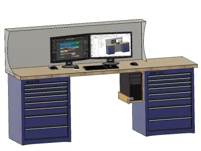 US  General Tool Box 3D model