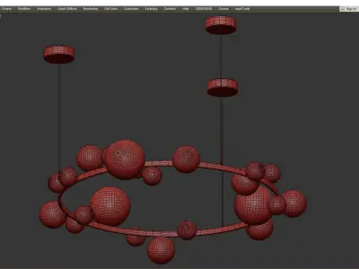 IONA pendant Low-poly 3D model