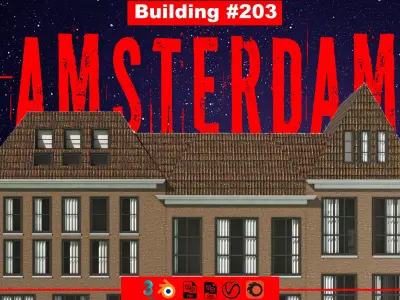 Amsterdam Street Building No203 3D model
