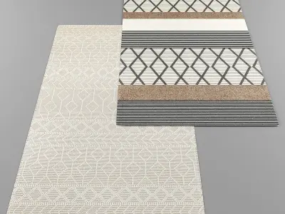 Rugs set357 3D model