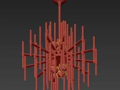 Quebec Chandelier 3D model