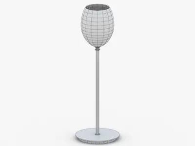 1397 - Table Lamp Low-poly 3D model