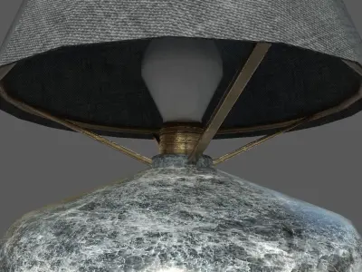 room lamp low poly pbr ready Low-poly 3D model