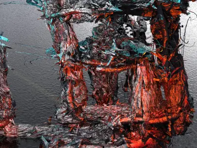 Deep ocean leviathan monster station 2 3D model